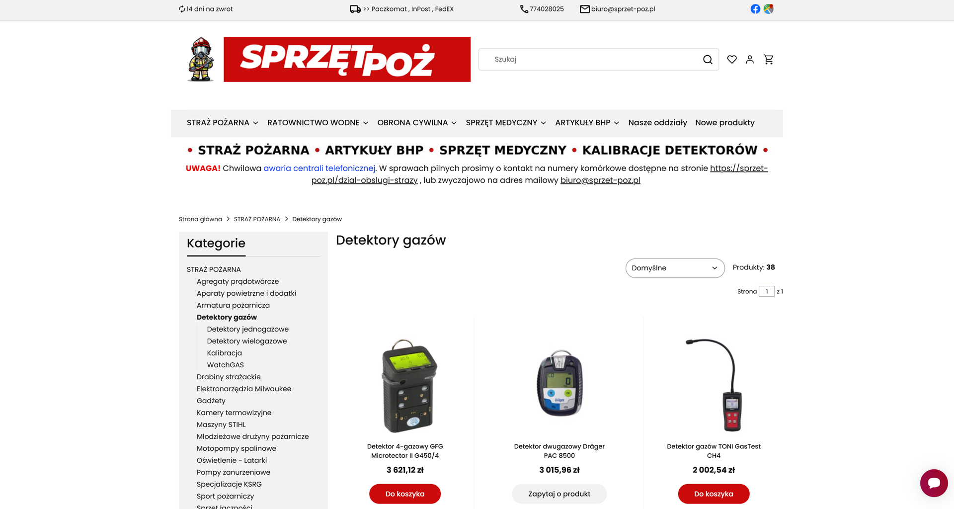Detektory gazowe a bezpieczeństwo własne strażaka – rola alarmów bezruchu, sygnałów optyczno-akustycznych i transmisji danych w czasie rzeczywistym