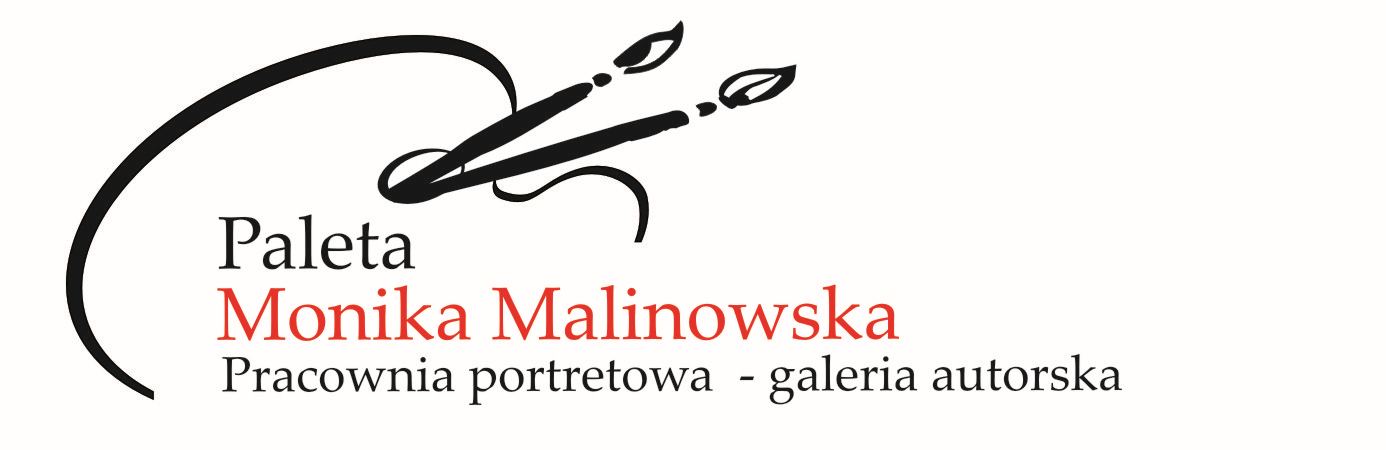 Logo firmy Monika Malinowska PALETA - portrety na zamówienie